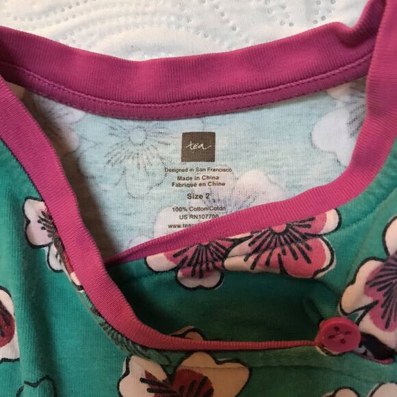 Tea Collection Plum Blossom Mini Dress Size 2 - Picture 5 of 5